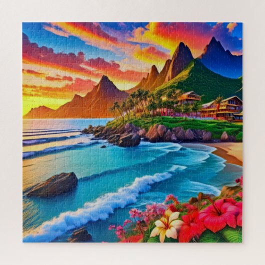 Puzzle Un magnifique paysage côtier (Vertical)