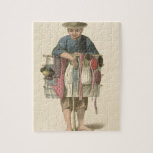 Puzzle Un marchand ambulant, plaquent 17 "du costume de