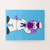 Puzzle Un marin de la marine Pachycephalosaurus Dinosaur. (Horizontal)