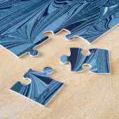 Puzzle Un mélange de bleu (Côté)