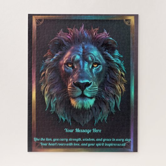 Puzzle Un message d'amour sur ton Lion (Vertical)