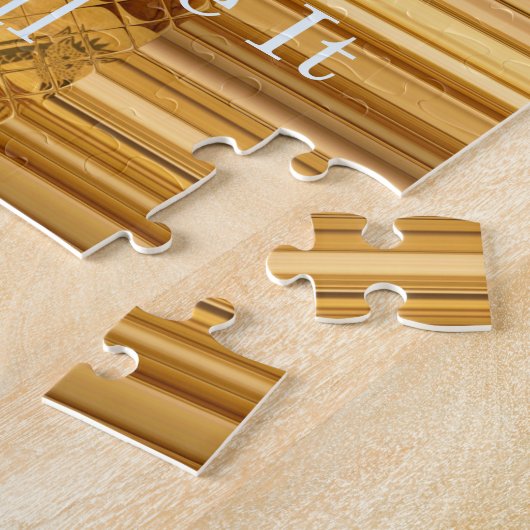 Puzzle Un message inspirant avec la conception africaine  (Côté)