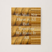 Puzzle Un message inspirant avec la conception africaine  (Vertical)