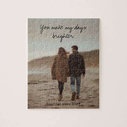 Puzzle Un message secret d'amour – Saint-Valentin personn (Vertical)