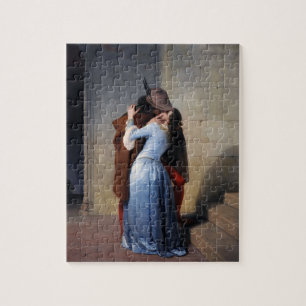 Puzzle Un moment volé : un baiser à travers les âges