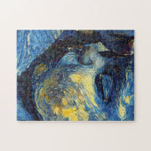 Puzzle un monde qui dort, dans les bras de l'amour. (Horizontal)