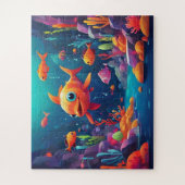 Puzzle Un Monde Vibrant Sous La Mer (Vertical)