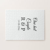 Puzzle Un nom de couple d'ajout chaud date de texte de la (Horizontal)