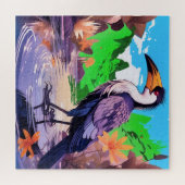 Puzzle Un oiseau époustouflant (Horizontal)