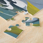 Puzzle Un oiseau lunatique (Côté)