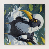 Puzzle Un oiseau lunatique (Horizontal)