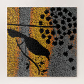 Puzzle Un oiseau parmi les plumes (Horizontal)
