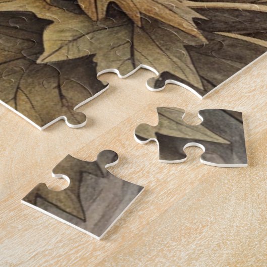 Puzzle Un ours mignon en forêt (Côté)