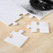 Puzzle Un Papillon noir et blanc (Côté)