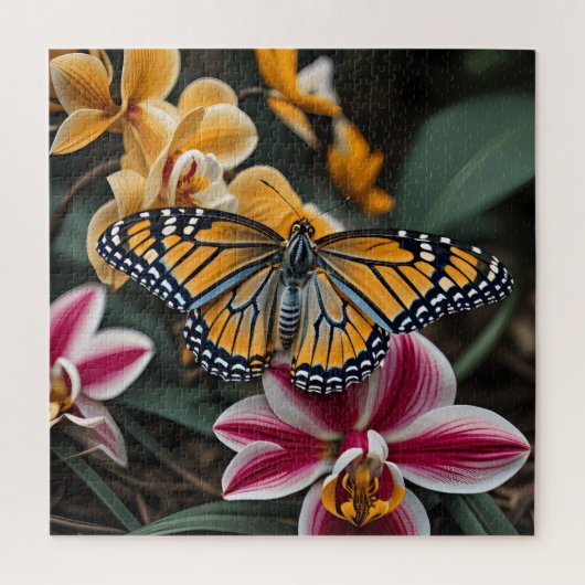 Puzzle Un papillon vibrant (Vertical)