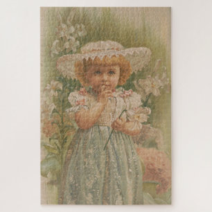 Puzzle "Un Pâques naissant" Illustration vintage, vers 18