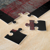 Puzzle Un Patchwork Rustique d'Hiver aux Baies de Houx (Côté)