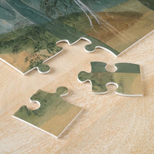 Puzzle Un paysage à Ceylan par Samuel Daniell (Côté)