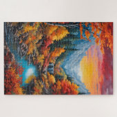 Puzzle Un paysage aux tons automnaux (Horizontal)