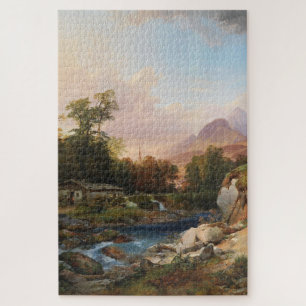 Puzzle Un paysage de montagne au charme raffiné