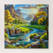 Puzzle Un paysage vibrant (Vertical)