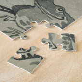 Puzzle Un pélican et une grenouille dans la conversation (Côté)