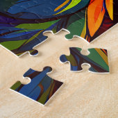 Puzzle Un perroquet bien illustré (Côté)