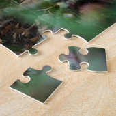 Puzzle Un petit garçon qui est au feu de camp. (Côté)