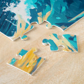 Puzzle Un petit pirate qui combat un monstre de mer sur l (Côté)