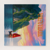 Puzzle Un petit Vietnamien à Ha Long Bay Vietnam (Horizontal)