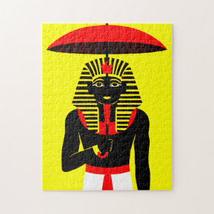 Puzzle Un Pharaon Noir Égyptien AncienPuzzel