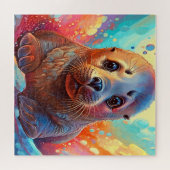 Puzzle Un phoque vibrant (Horizontal)