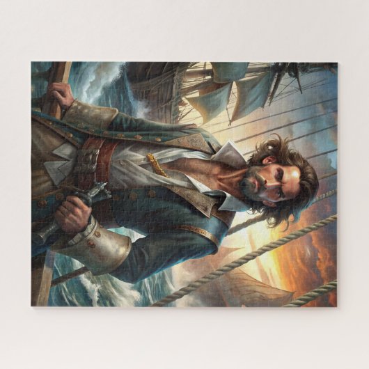 Puzzle Un pirate d'un navire (Horizontal)