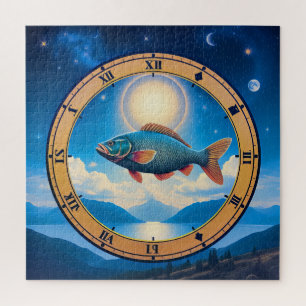 Puzzle Un poisson dans le temps