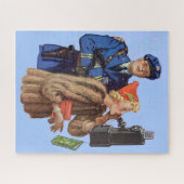 Puzzle Un policier de la circulation dans les années 1930 (Horizontal)