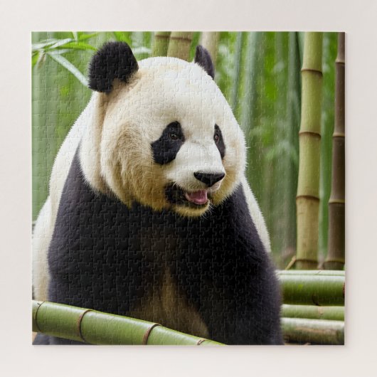 Puzzle Un portrait en gros plan d'un panda (Vertical)