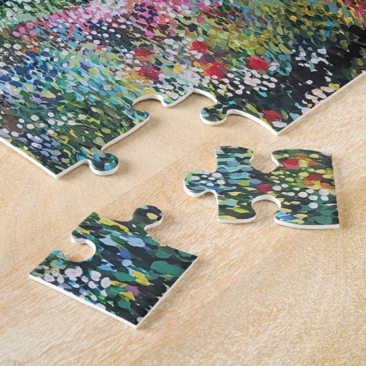 Puzzle Un pré inspiré par Claude Monet pour les peupliers (Côté)