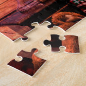 Puzzle Un puzzle, Père Noël chantant une hymne de louange (Côté)