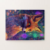 Puzzle Un renard roux psychédélique (Horizontal)
