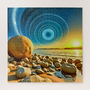 Puzzle Un rocher frappant