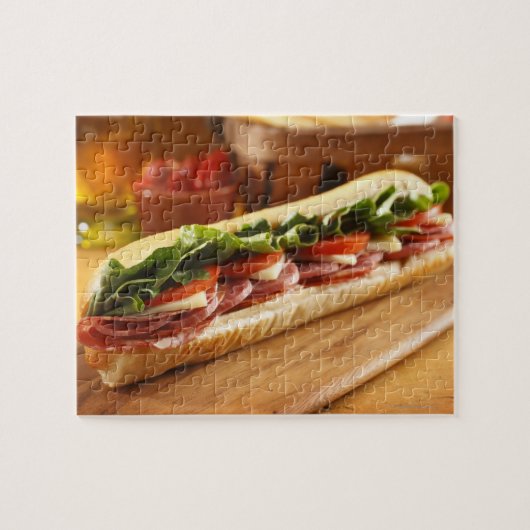 Puzzle Un sandwich italien avec 2 (Horizontal)