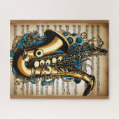 Puzzle Un saxophone, style steampunk (Horizontal)