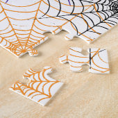 Puzzle Un simple Motif Web d'Halloween Spider (Côté)
