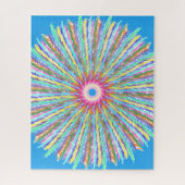 Puzzle Un soleil plumé (art Abstrait) (Vertical)