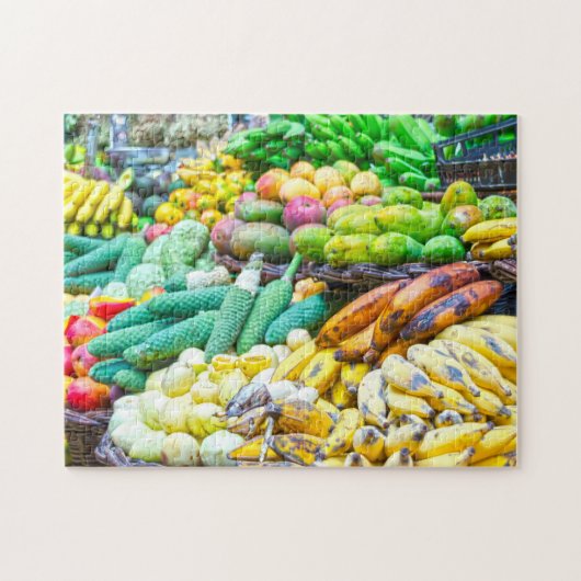 Puzzle Un stand de fruits aux Grenadines. (Horizontal)