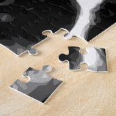 Puzzle Un terrier noir et blanc de Boston (Côté)