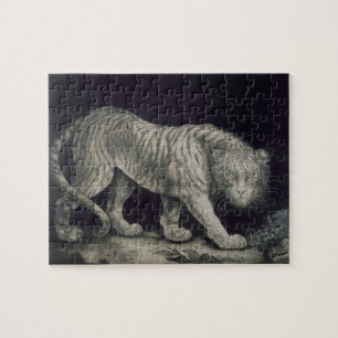 Puzzle Un tigre de vagabondage (crayon sur le papier)
