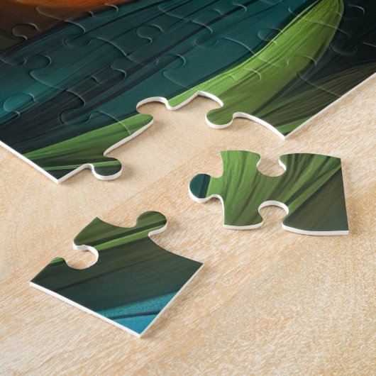 Puzzle Un tigre psychédélique (Côté)