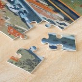 Puzzle Un train au printemps (Côté)