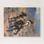 Puzzle Un trappeur indien par Frederic Remington (Horizontal)